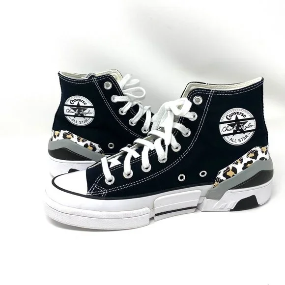 Converse Women's Size 11 566786C CPX70 High Canvas Black White Platform Sneakers - Picture 7 of 10